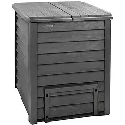 Компостер GRAF Thermo-Wood 600 л сірий з решіткою (626051) - мініатюра 2
