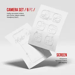 Плівка захисна Armorstandart Kit Clear screen + camera Apple iPhone 15 (ARM80711) - миниатюра 2
