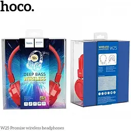 Навушники Hoco Promise W25 Bluetooth з підтримкою карт пам'яті MicroSD та 3.5 AUX сині 6931474710093 - мініатюра 4