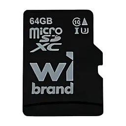 Карта пам'яті Wibrand 64GB mictoSD class 10 UHS-II (U3) V10 Read 80/Write 30 (WICDXU3/64GB)