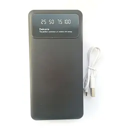 Павербанк Smart Power Bank з екраном та ліхтариком 20000 mAh Black (11225) - мініатюра 6
