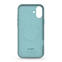 Силиконовый чехол с MagSafe для Apple iPhone 16 Plus, ICON2 MagCase, голубой, противоударный, панель с мягкой подкладкой, защита всего корпуса, поддержка беспроводной зарядки, совместим с защитными стеклами и пленками, ArmorStandart (ARM80189) - мініатюра 2