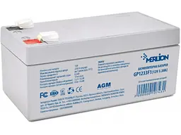 Акумулятор для ДБЖ MERLION 12V 3.3AH AGM (GP1233F1/10743)