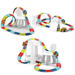 Інтерактивний трек з інерційною машинкою SHT 288 Changeable Trak (138pcs/1CAR) Colorful Epik