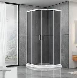 Душова кабіна Dusel A-511 90x90x190 тонована, Універсальна, тонований, хром, 90x90