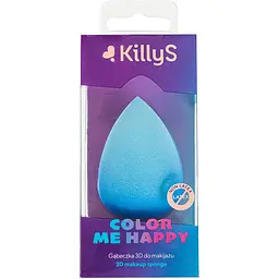 Спонж для макіяжу Killys Color Me Happy 3D блакитний (500525) - мініатюра 2
