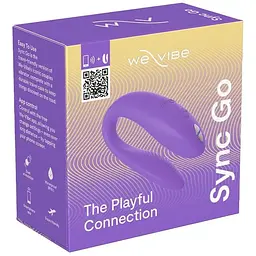 Смарт-вібратор для пар We-Vibe Sync GO Light Purple - мініатюра 10