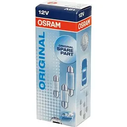 Галогенова лампа OSRAM 6461 C10W 36mm 12V SV8.5-8 5X10FS - мініатюра 2