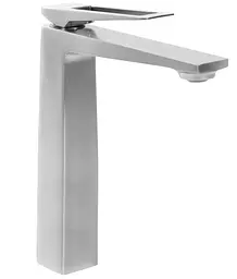 Змішувач для умивальника Rea Parker високий nikiel brushed REA-B4812, Никель