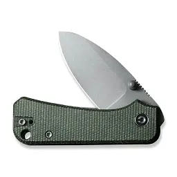 Ніж Civivi Baby Banter Stonewash Green Micarta (C19068SB-1) - мініатюра 4