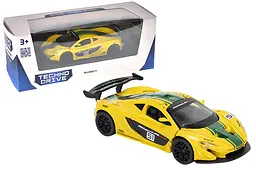Іграшкова машинка гоночна McLaren P1 1:43 TechnoDrive 250946MLP1YW жовтий