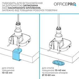 Кронштейн OfficePro MA851B MA851B - мініатюра 13