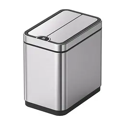 Відро для сміття сенсорне прямокутне Koer TC-020112-02 12 л нержавійка (KR5582) - мініатюра 1