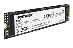Внутренний SSD диск M.2 Patriot P300 512GB NVMe 2280 PCIe 3.0x4 (P300P512GM28) - мініатюра 3
