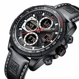 Чоловічий наручний годинник Naviforce Fly (Black) - мініатюра 1