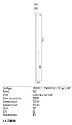 Підвісний світильник Redo ITO SU LED 800 7W 3000K BRASS (5.1.2) 01-2355 - мініатюра 3