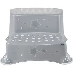 Подставка-ступенька для ванной Keeeper Stars на две ступени серая (4867)