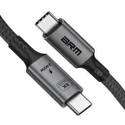 Дата кабель USB-C to USB-C 1.0m USB4 40Gbps 240W 8K60Hz black Armorstandart (ARM81921) - мініатюра 3