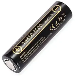 Акумулятор 18650 3500mAh Li-Ion, (3550-3650mah), 3.7V (2.75-4.2V), Blac Liitokala (Lii-35A)