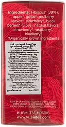 Чай трав'яний Kusmi Tea AquaRosa органічний 40 г (20 шт. х 2 г) - мініатюра 2