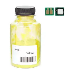 Тонер Canon 054 MF641/643/645, LBP-621/623, 45г 1.2K Yellow +chip AHK (3203612)