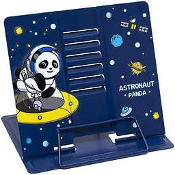 Підставка для книг "Astronaut Panda" Bambi LTS-8182(Blue) металева