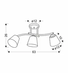 Люстра Candellux 33-22639 Greco - мініатюра 2