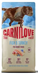 Сухий корм Carnilove True Fresh Fish & Turkey для cобак риба та індичка 12 кг