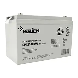 Батарея до ДБЖ Merlion 12V 100Ah (GP121000M8)
