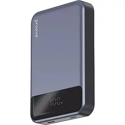 Портативний акумулятор Proove Hoodman Magnetic 20W 10000mAh gray (PBH120010003)