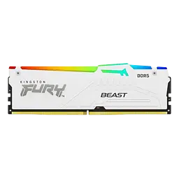 Оперативна пам'ять Kingston Fury 16GB DDR5 5600MHz Beast White RGB (ex.HyperX) (KF556C40BWA-16)
