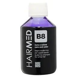 Еудермальний шампунь для нейтралізації жовтизни HAIRMED B8 200 мл