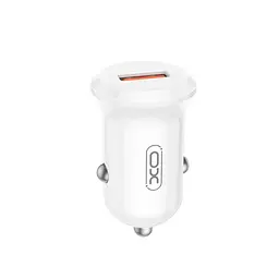 Автомобільне зарядне пристрій XO CC68 Mini Smart Single QC18W Car Charger Білий