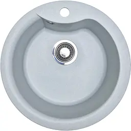Кухонна мийка Adamant Wave Ø485x210 світло-сірий 220223, Сірий