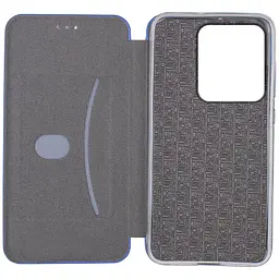 Шкіряний чохол-книжка Classy для Motorola Moto G75 5G Синій - мініатюра 3