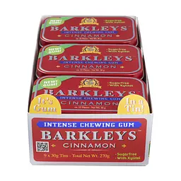 Жувальна гумка Barkleys Sugar Free Gum Xylitol Cinnamon 30г - мініатюра 10