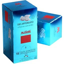 Монодози Caffe Musetti Decaffeinated (без кофеіна) 18 шт