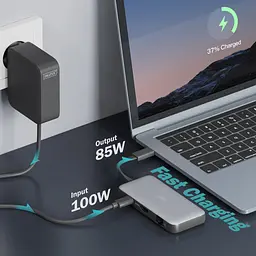 Порт-реплікатор Digitus USB-C > HDMI/2xUSB-A/USB-C/SD/MicroSD/RJ54, Travel (DA-70916) - мініатюра 9