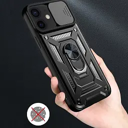 Панель BeCover Military для Apple iPhone 12 Black (709951) - мініатюра 5
