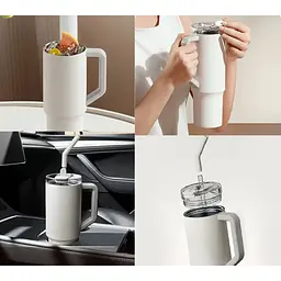 Термо-чашка MiJia Straw Mug (BHR9540GL) - мініатюра 9