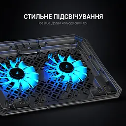 Підставка для охолодження ноутбука GamePro (CP413) - мініатюра 9