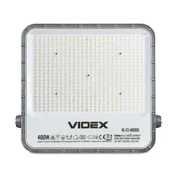 Прожектор Videx LED PREMIUM F2 400W 5000K 220V (VL-F2-4005G) - мініатюра 2