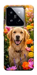 TPU чохол Demsky Flowery labrador для Xiaomi 14 Pro