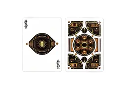 Карти гральні United States Playing Card Company Bicycle Steampunk (gold) (02392) - мініатюра 3