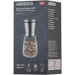 Млинок для солі та перцю Ardesto Gemini з нержавіючої сталі (AR2101SS) - мініатюра 4