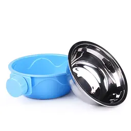 Миска з кріпленням до клітки/вольєру Derby Fixable Pet Bowl, M Рожевий - мініатюра 7
