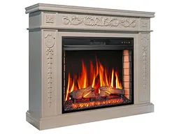 Камінокомплект ArtiFlame DELMONA AF28S СЛОНОВА КІСТКА (зі звуком)