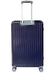 Валіза велика L Milano bag 013 полікарбонат Темно-синій - мініатюра 3