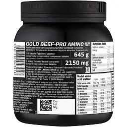 Амінокислоти Olimp Gold Beef Pro Amino 300MT таблеток - мініатюра 2