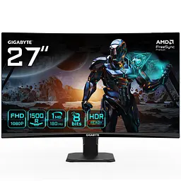 Монітор 27" GIGABYTE GS27FC FHD 180Hz (GS27FC EK) 1920x1080 (FullHD) VA 180 Hz